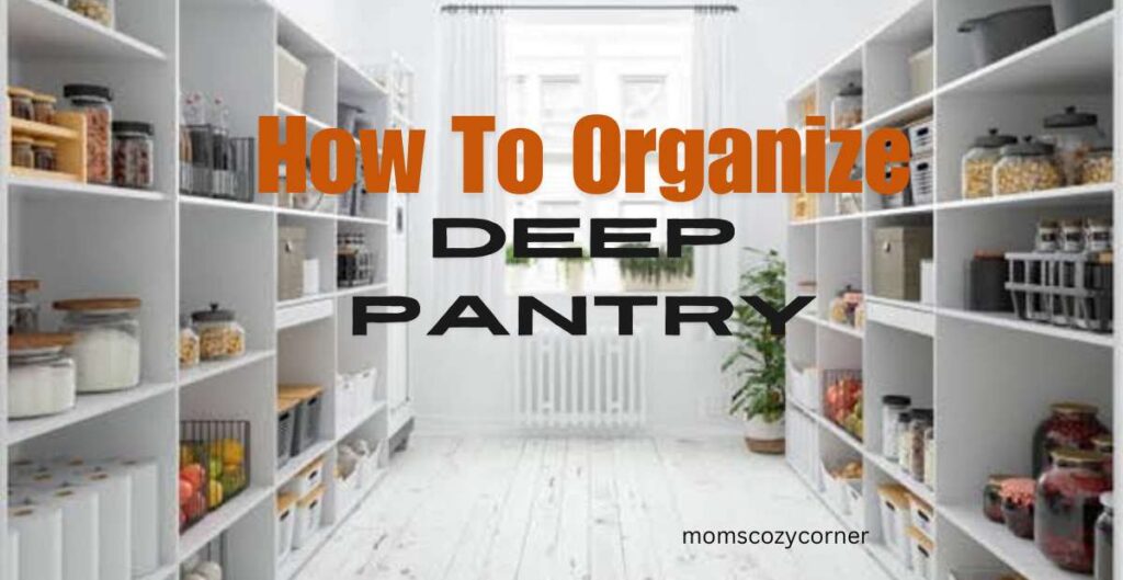 How to Organize Deep Pantry