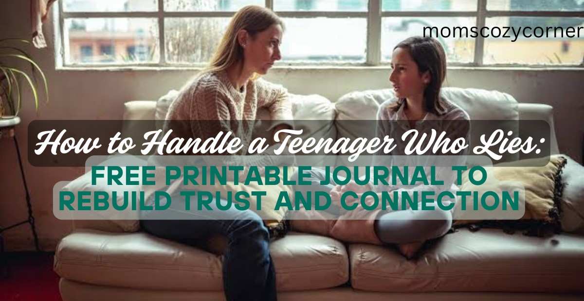 How to Handle a Teenager Who Lies – Free Journal Inside