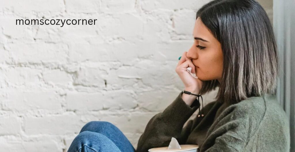 “why do I start crying for no reason, confused woman thinking