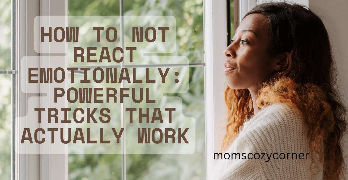 Mom practicing how to not react emotionally