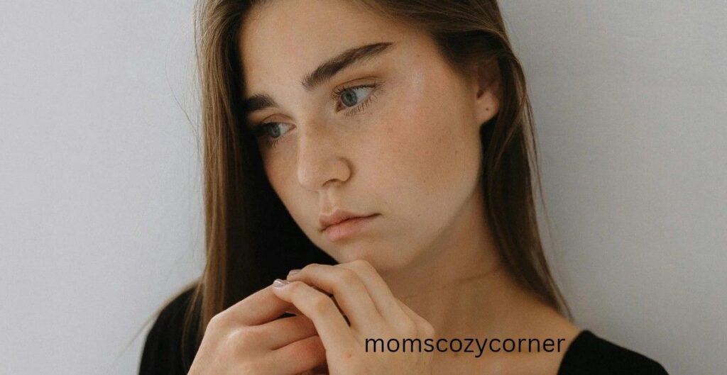 Woman thinking and reflecting, learning how to stop thinking about something that bothers her.