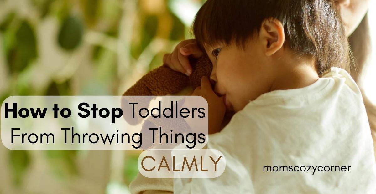How to Stop Toddlers From Throwing Things Without Yelling